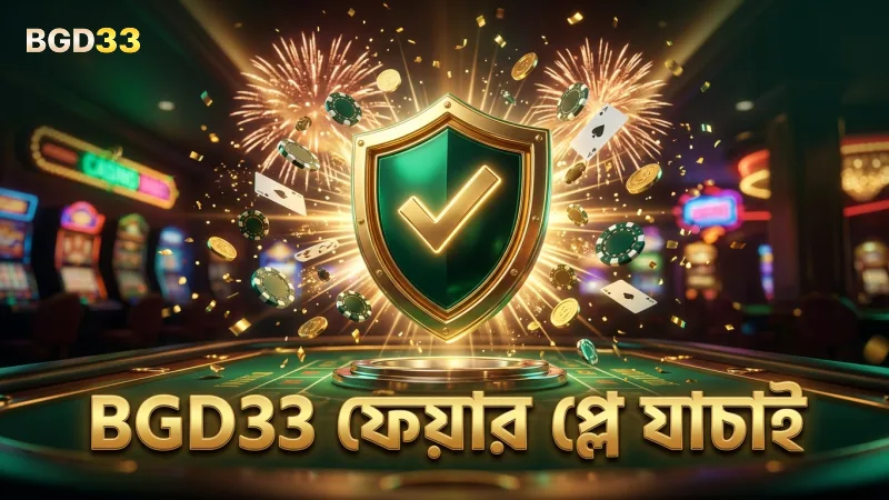 ক্রিপ্টোগ্রাফিক হ্যাশ যাচাইয়ে BGD33-র ফেয়ার প্লে নিশ্চয়তা।