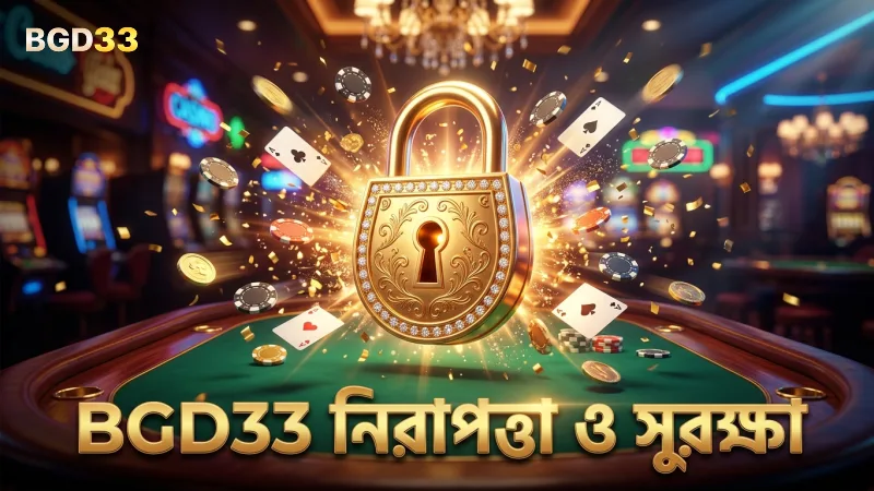 নিরাপত্তা ও লাইসেন্সিংয়ে BGD33 ক্যাসিনো खिलाड़ियोंকে নিরাপদ রাখে।