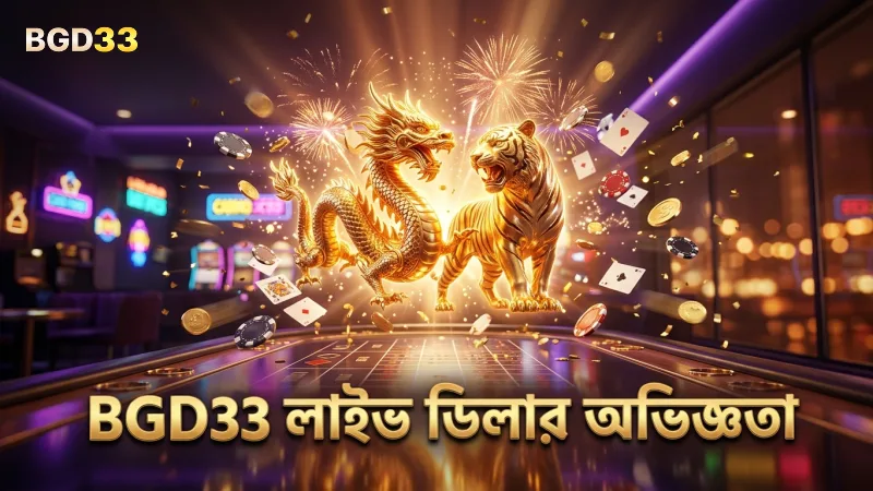 BGD33 লাইভ ডিলারদের অভিজ্ঞতায় ড্রাগন টাইগার খেলা।