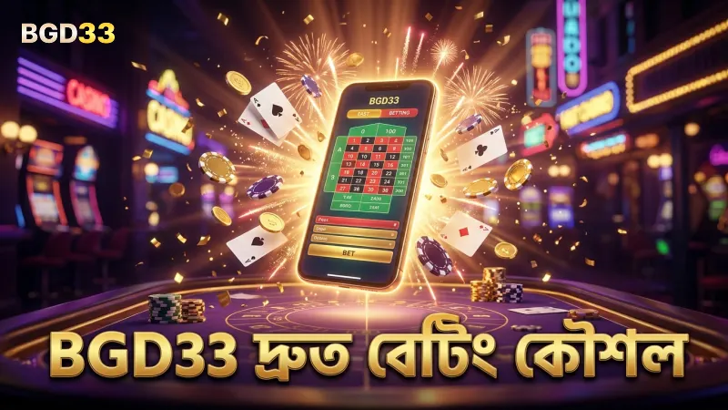 দ্রুত বেটিং সুবিধা এবং সময় সাশ্রয়ের কৌশল।