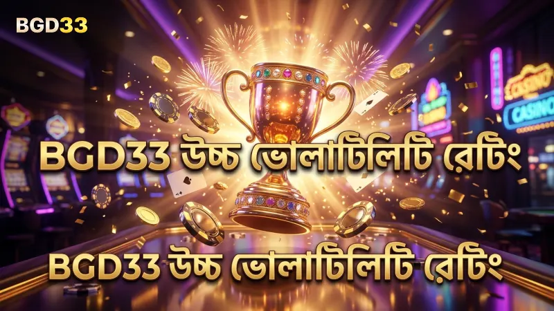 উচ্চ ভোলাটিলিটি স্লটে BGD33-এর বিশেষজ্ঞ রেটিং গুরুত্বপূর্ণ।