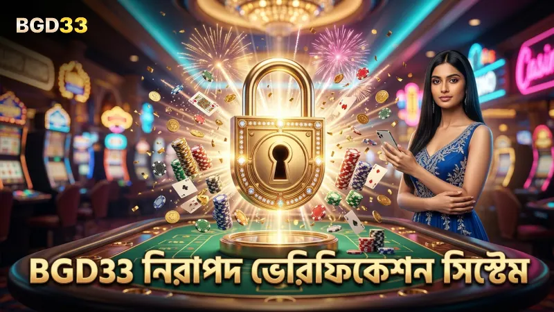 BGD33 প্ল্যাটফর্মে নিরাপদ ভেরিফিকেশন ও এনক্রিপশন ব্যবহৃত।