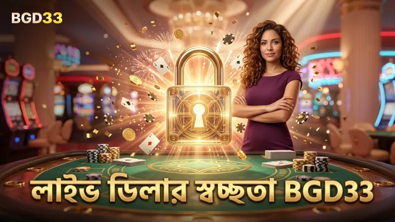 লাইভ ডিলার ও এনক্রিপ্টেড ফলাফল দিয়ে খেলার স্বচ্ছতা বজায় রাখে BGD33