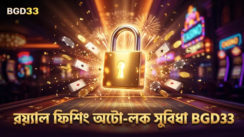 রয়্যাল ফিশিং অটো-লক ফিচার দ্রুত লক্ষ্য নির্ধারণ সহজ করে।
