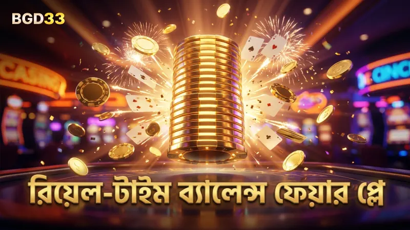 ফেয়ার প্লে নিশ্চিত করতে রিয়েল-টাইম ব্যালেন্স অপরিহার্য।