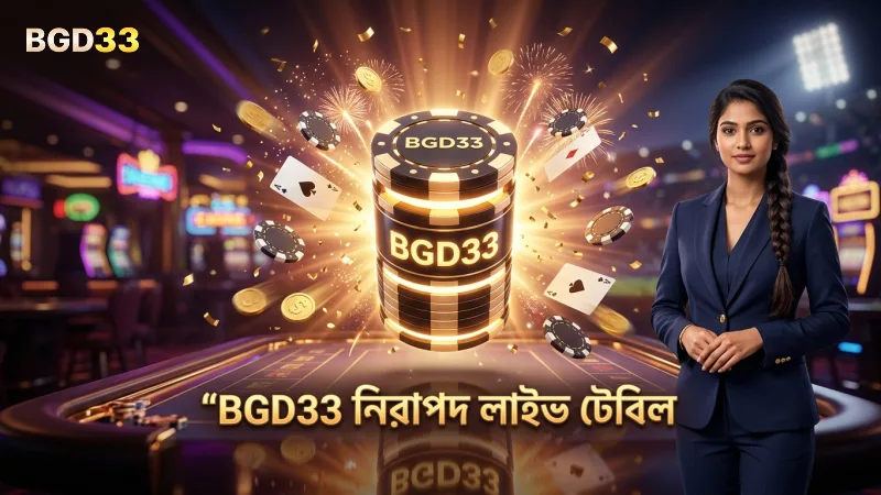 BGD33 লাইভ টেবিল নিরাপত্তার মান নিশ্চিত করে।