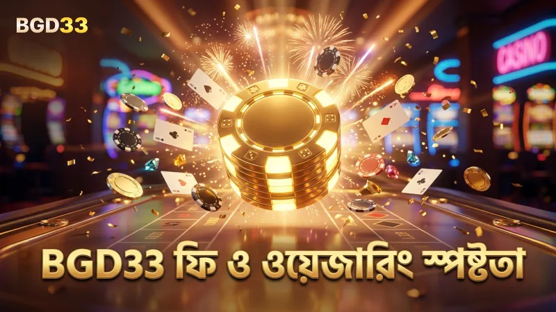 ফি ও ওয়েজারিং নিয়ম জানা প্লেয়ারদের লাভ দেয়।